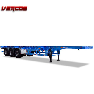 20 Ft 40 Tons Skeleton Skeletal Container Semi Trailer 