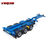 20 Ft 40 Tons Skeleton Skeletal Container Semi Trailer 