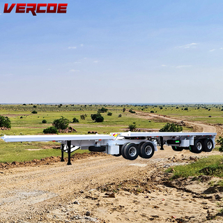 Super Link Flatbed Container Semi Trailer