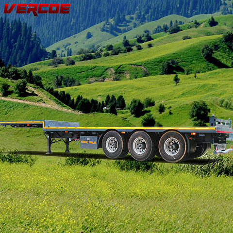 40-feet High-low Flatbed Semi Trailer